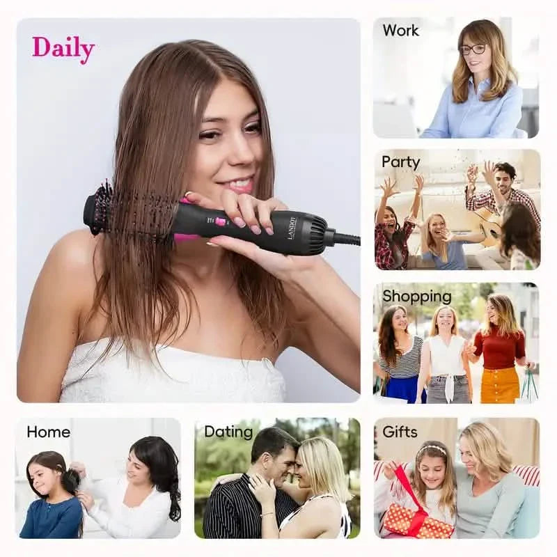 Blow Dryer Hot Air Brush Styler