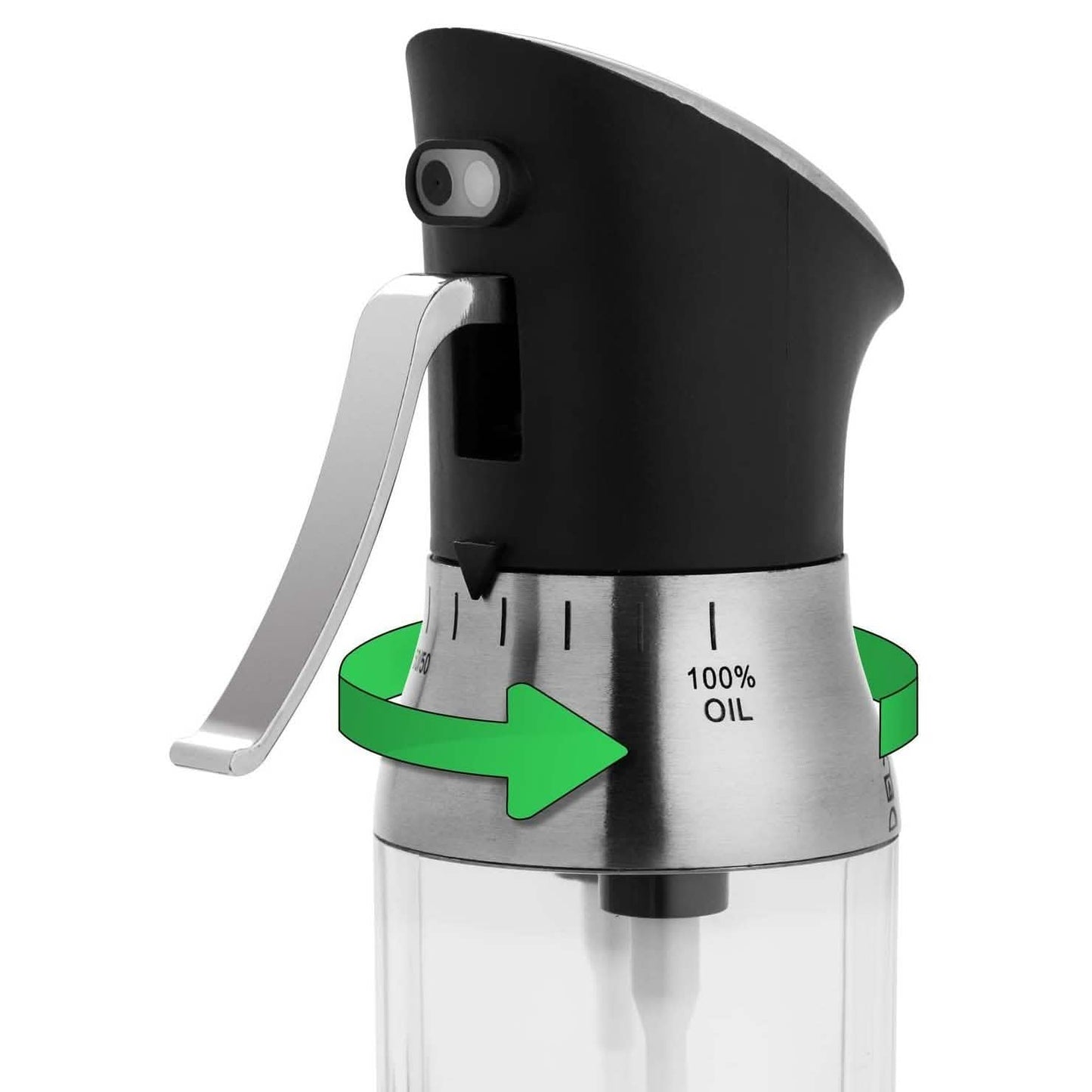 Chef's Star Premium Electric Salt and Pepper Grinder with Olive Oil and Vinegar Misting Sprayer