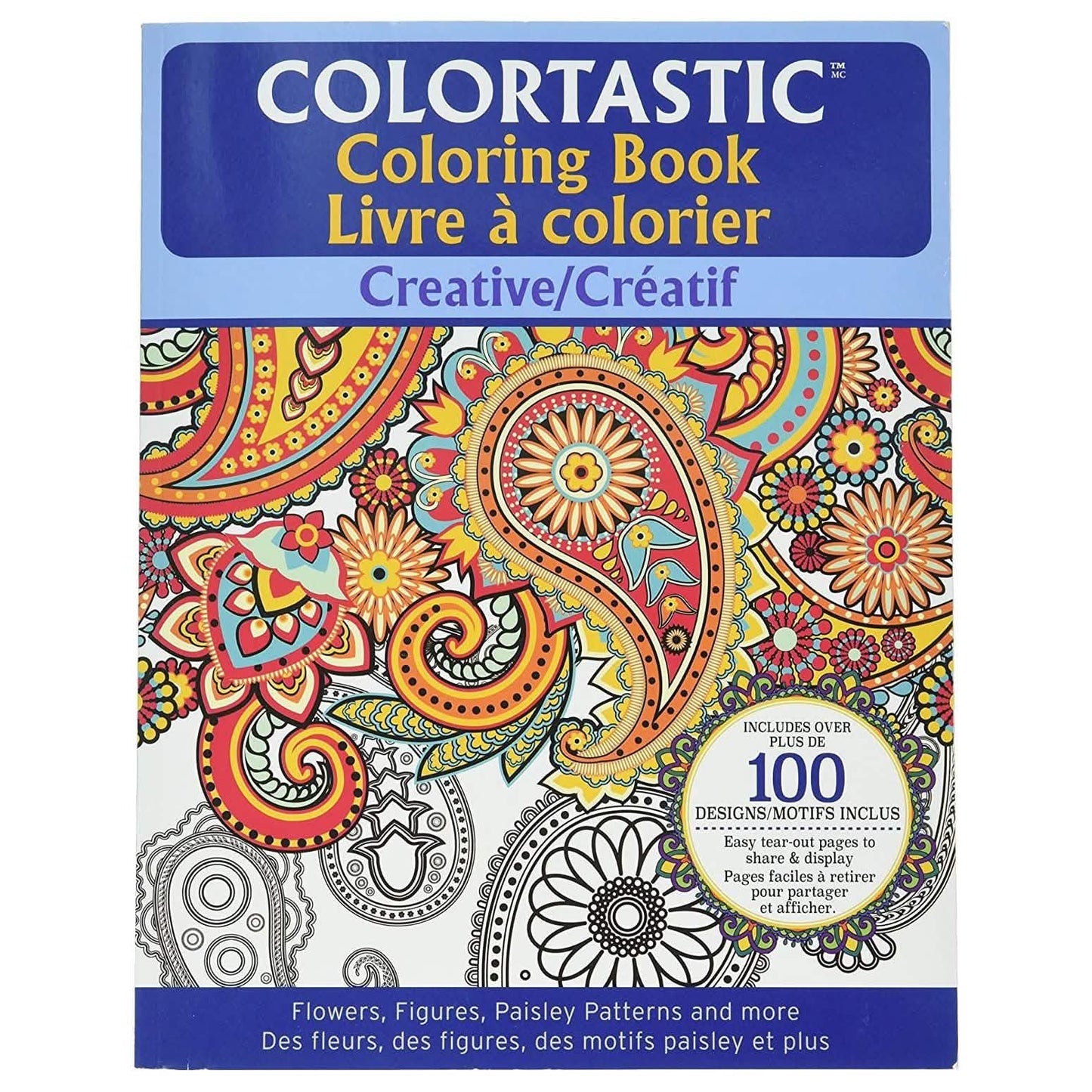 Colortastic Coloring Book for Grown Ups and Adults