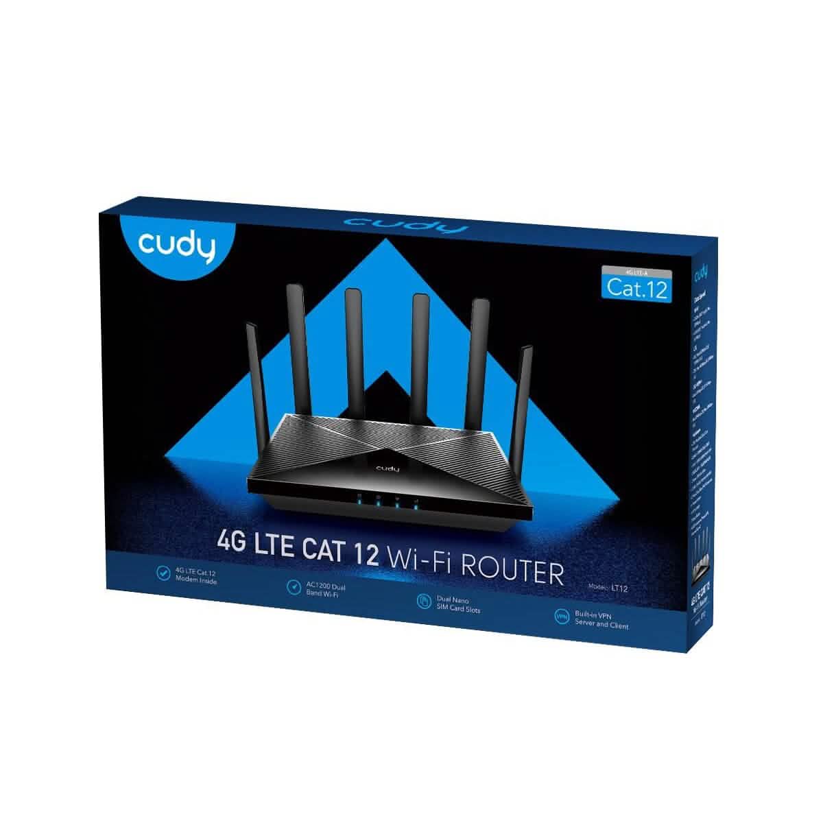 Cudy 4G LTE Cat 12 WiFi Router (Refurbished)