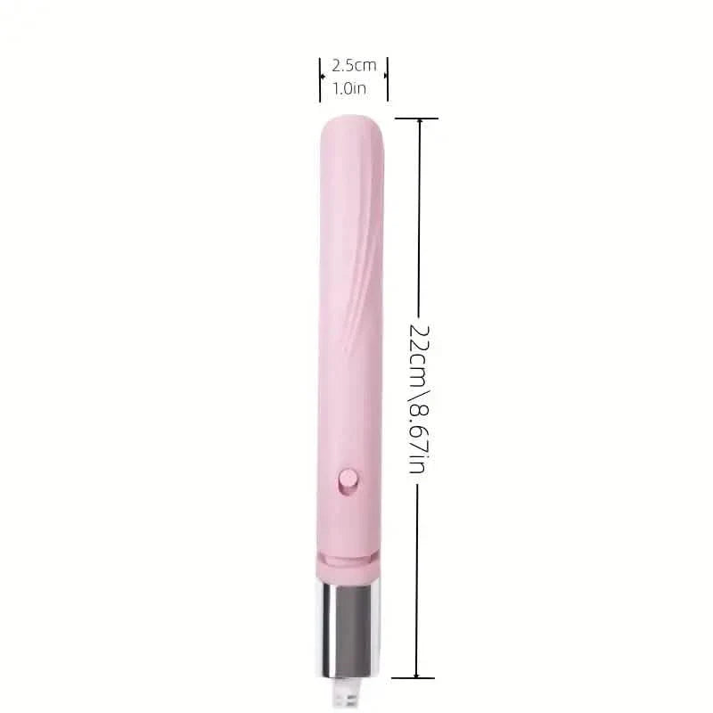 Electric Hair Straightener and Curler with Ceramic Plates