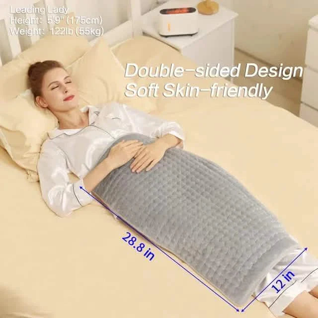 Electric Heating Pads, Washable Heated Blanket for Back Pain Muscle Pain Relieve