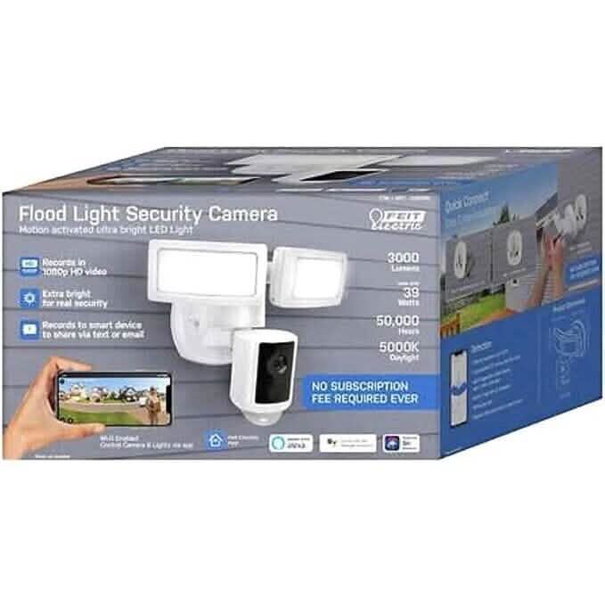 Feit Electric LED 1080P HD Smart Flood Security Light (Refurbished)