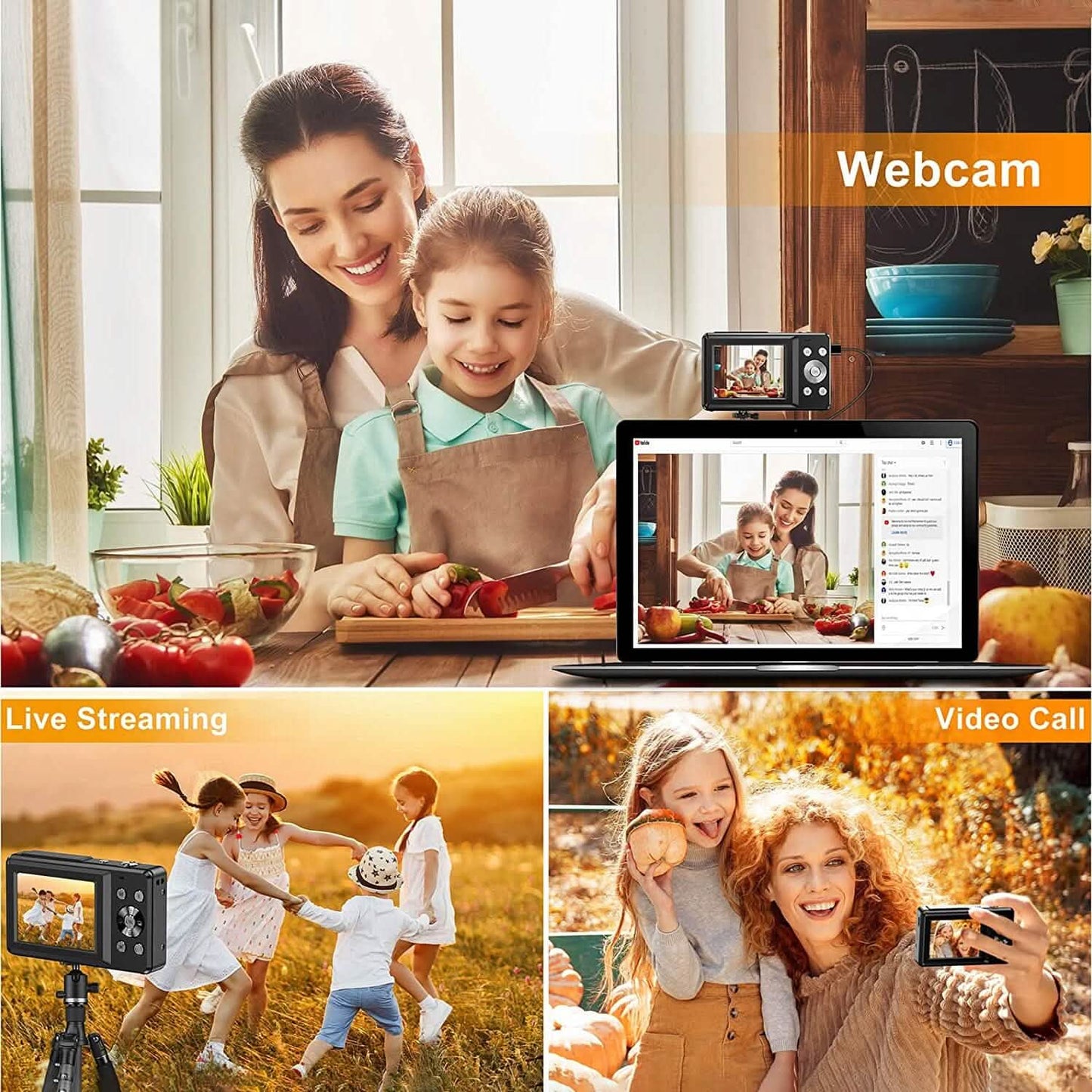 FHD 1080P Digital Camera for Kids