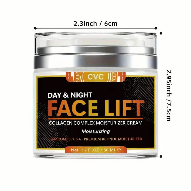 Firming & Lifting Facial Moisturizer Cream With Hyaluronic Acid, Collagen Retinol