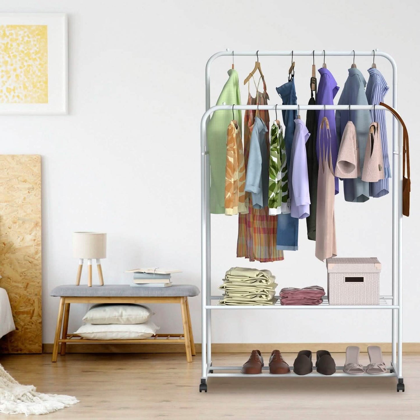 Garment Hanging Rack Clothing Organizer