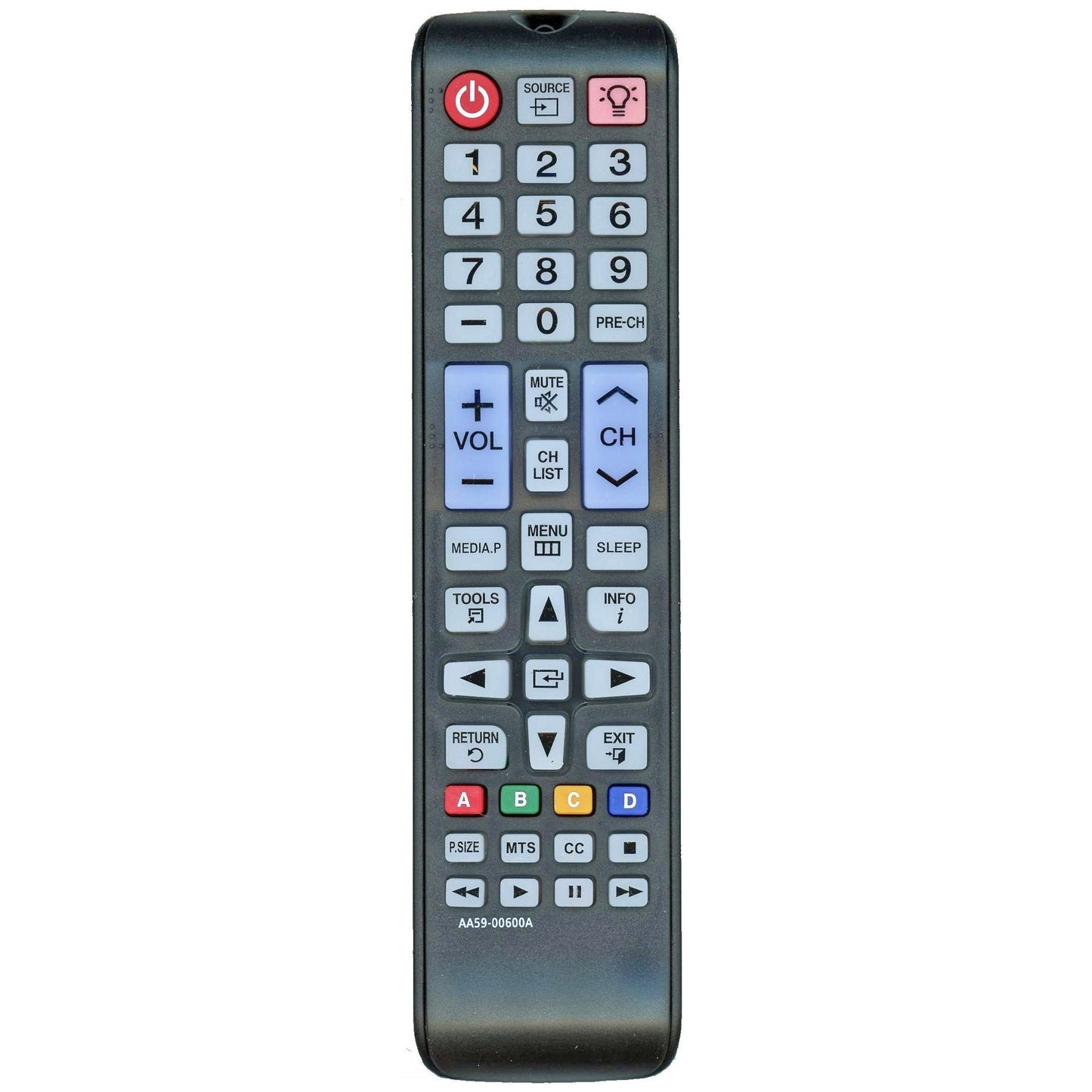 Anderic Generic AA59-00600A For Samsung Smart TV Remote Control | IR | Backlight - AA5900600A-GEN