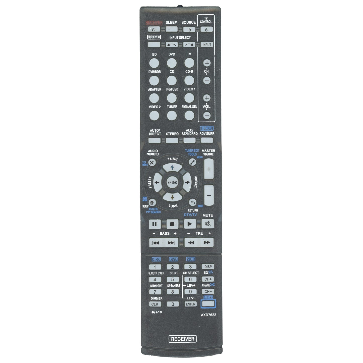 Anderic Generic AXD7622 for Pioneer Receiver Remote Control