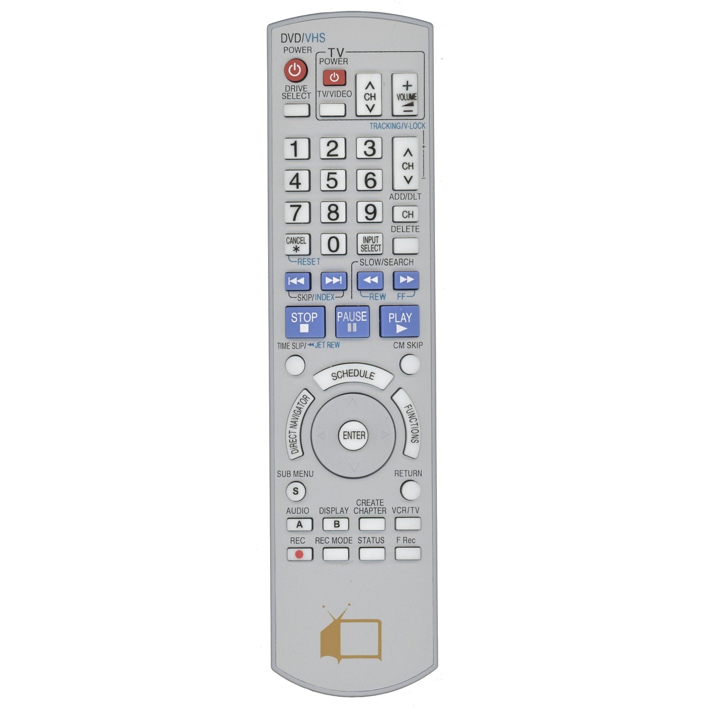 Anderic Generic EUR7659Y10 For Panasonic DVDR Remote Control