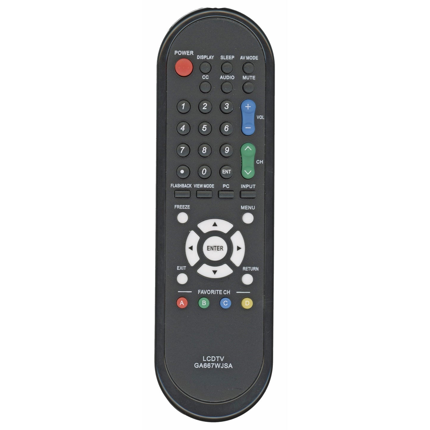 Anderic Generic RRMCGA667WJSA TV Remote Control