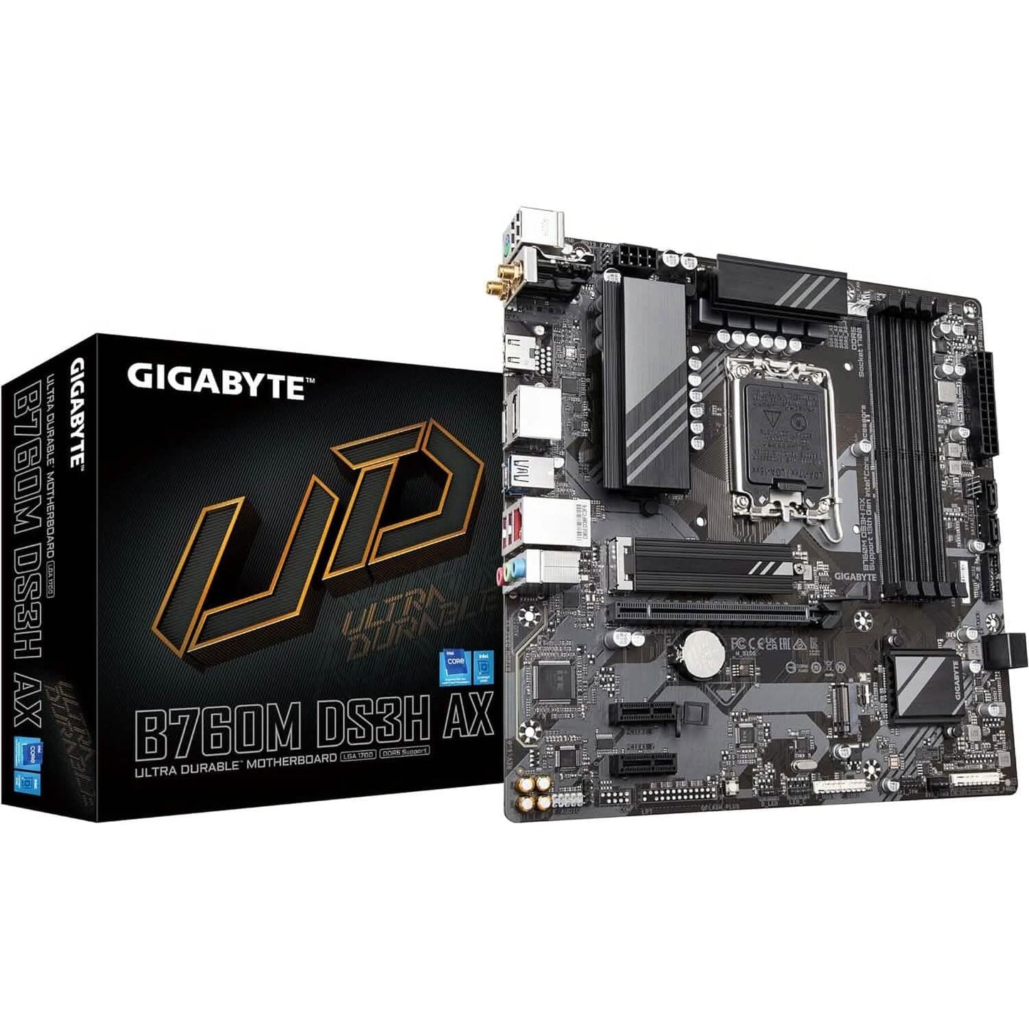 GIGABYTE B760M DS3H AX Motherboard (Refurbished)