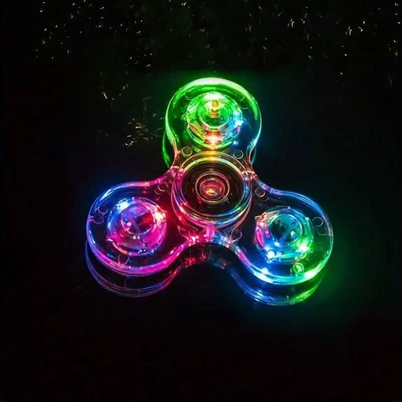 Glow-in-the-Dark LED Fidget Spinner