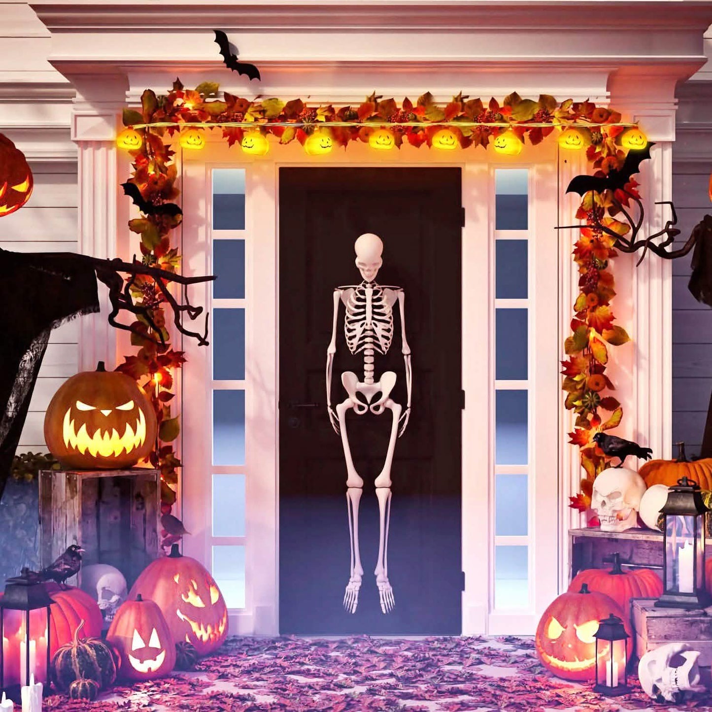 Halloween String Light Pumpkin LED Lamps Battery Powered