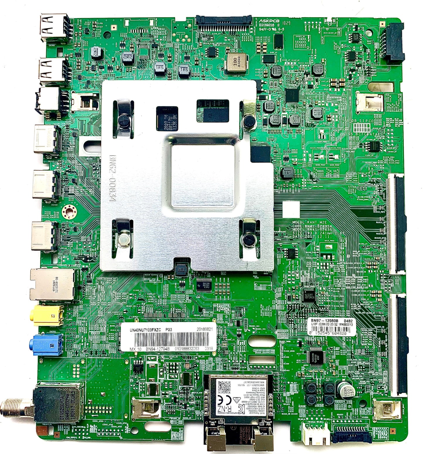 Samsung BN94-12794B Main Board for UN40NU7100FXZA (Version FA01)