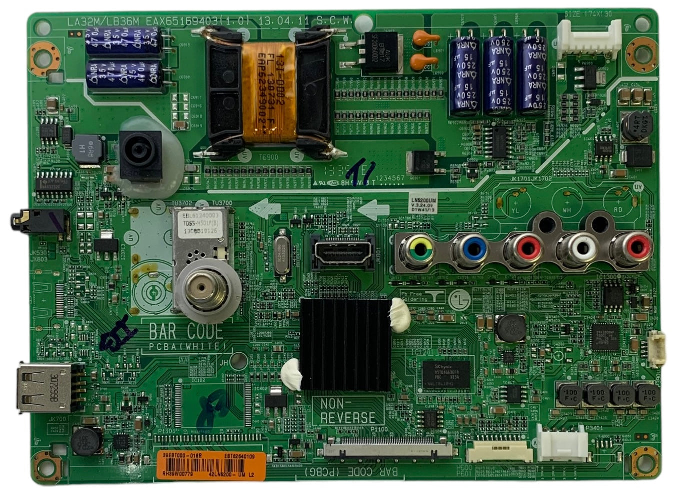 LG EBT62640109 (EAX65169403(1.0)) Main Board for 42LN5200-UM