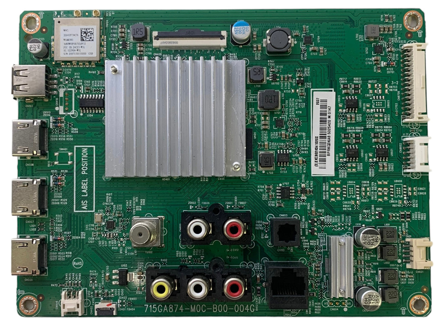 Vizio 756TXKCB02K041 Main Board for V435-H1