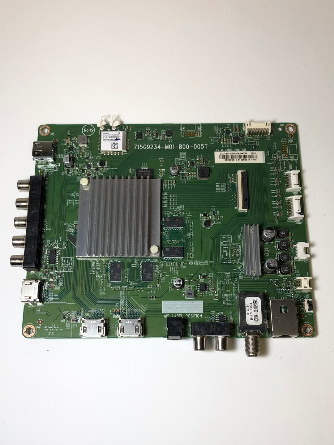 Vizio 756TXICB02K008 Main Board for D50-F1 (LTDHWRMU / LTQHWRMU Serial)