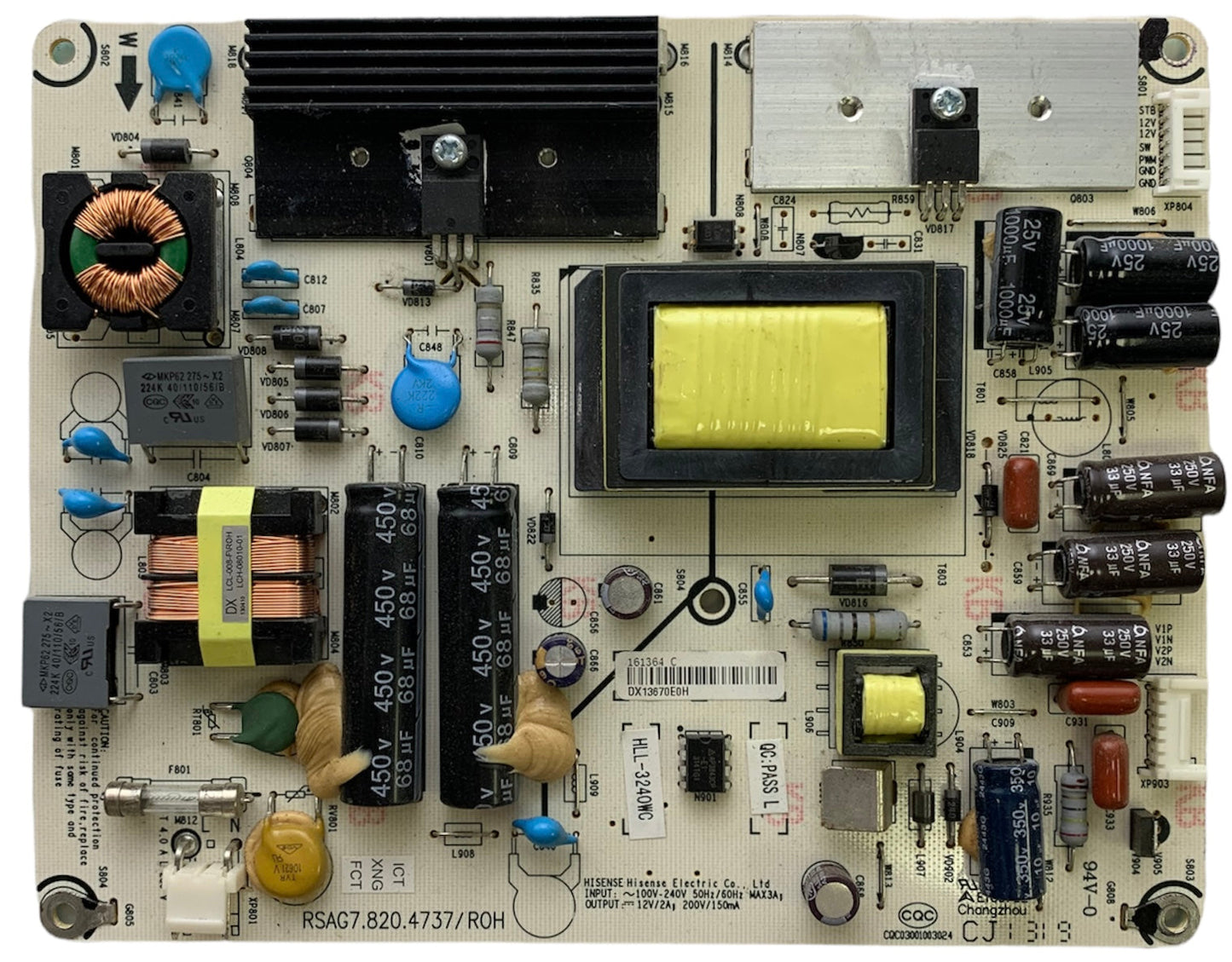 Hisense 161364 (RSAG7.820.4737/R0H) Power Supply for 40K360MN
