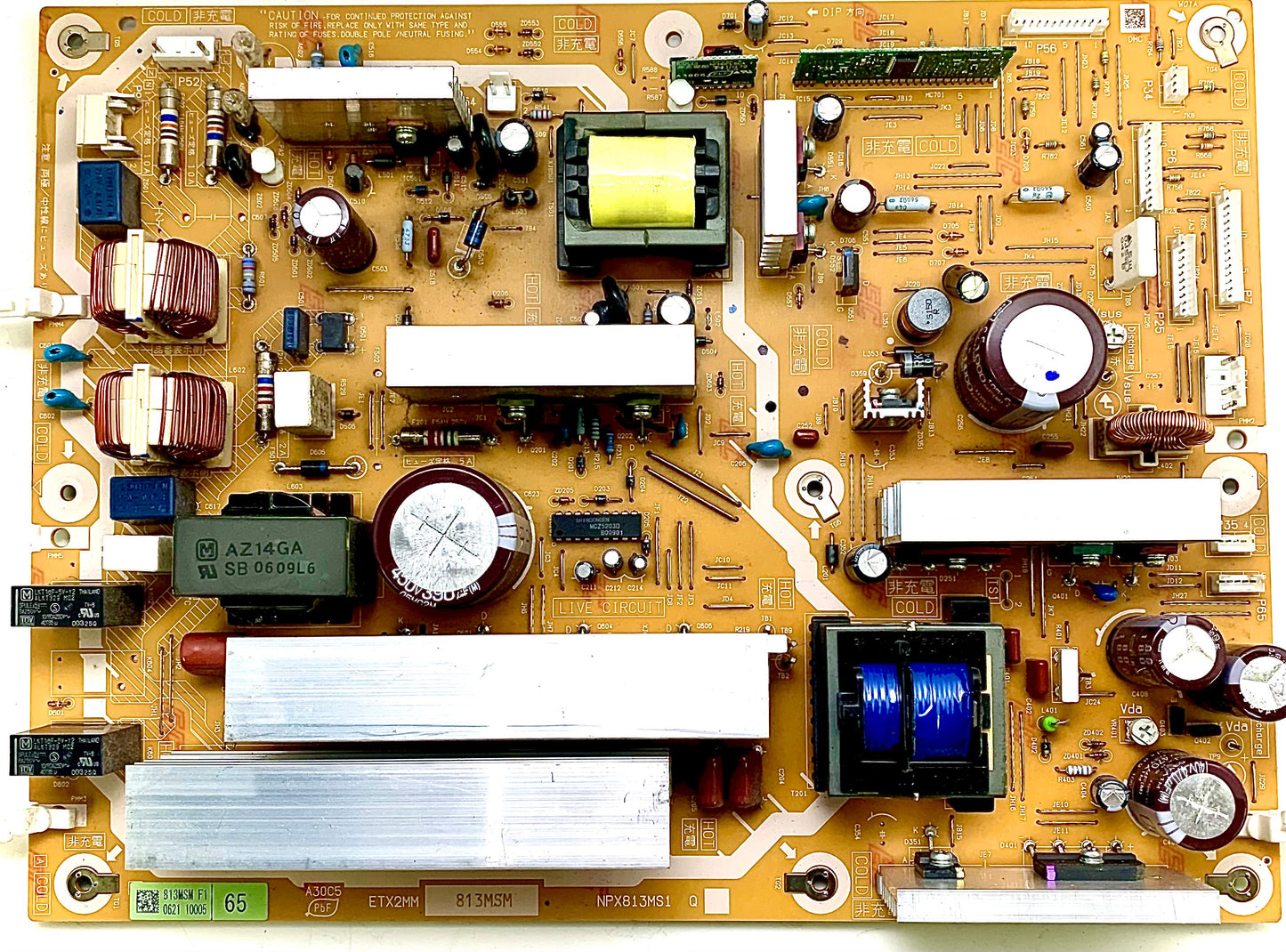 Panasonic ETX2MM813MSM (NPX813MS1) Power Supply for TC-P65S2