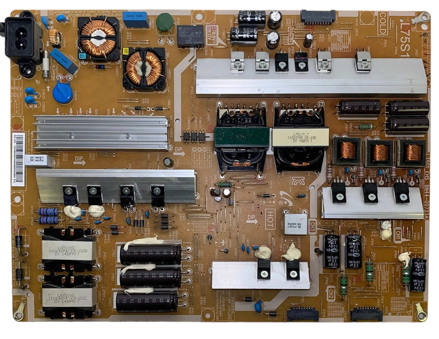 Samsung BN44-00723A Power Supply / LED Board for UN75H6300AFXZA / UN75H6350AFXZA