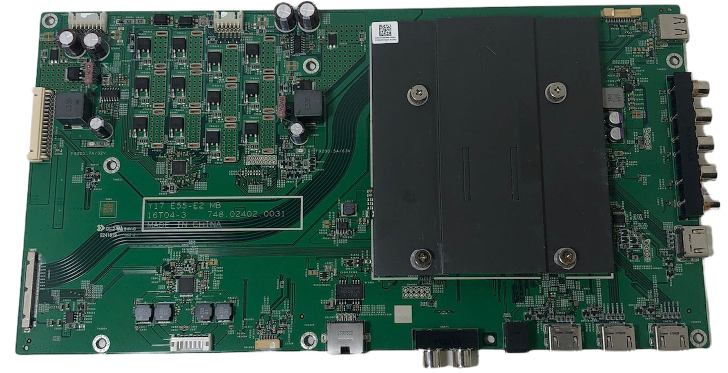 Vizio 791.02401.A002 Main Board for E55-E2 (LWZQVIKT Serial)