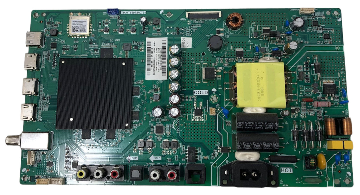 Vizio 3643-0222-0395 Main Board/Power Supply for V435-G0 (LAUFQEKV, LAUFQELV Serial)