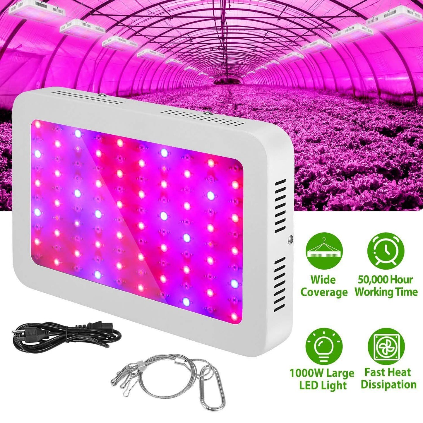 iMountek LED Plant Grow Lights 1000W