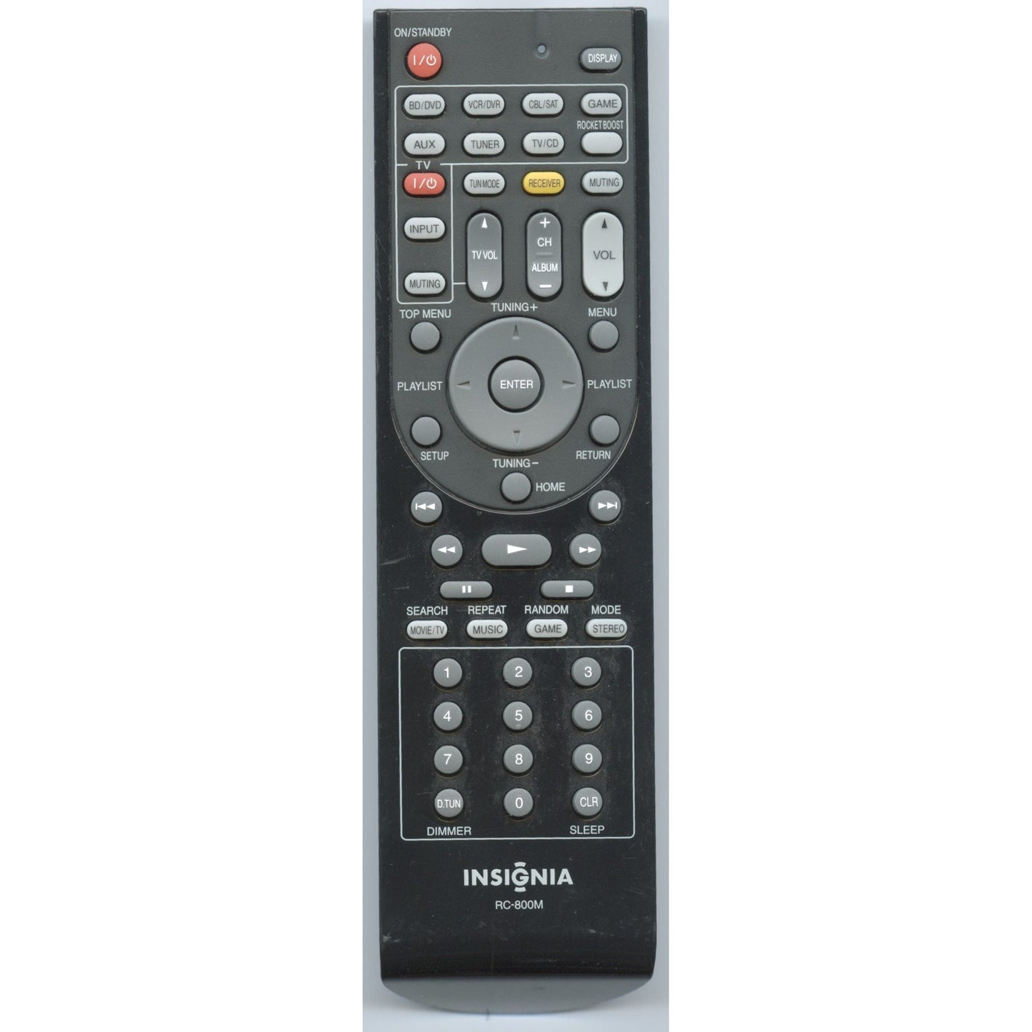 Insignia RC800M Audio Remote Control