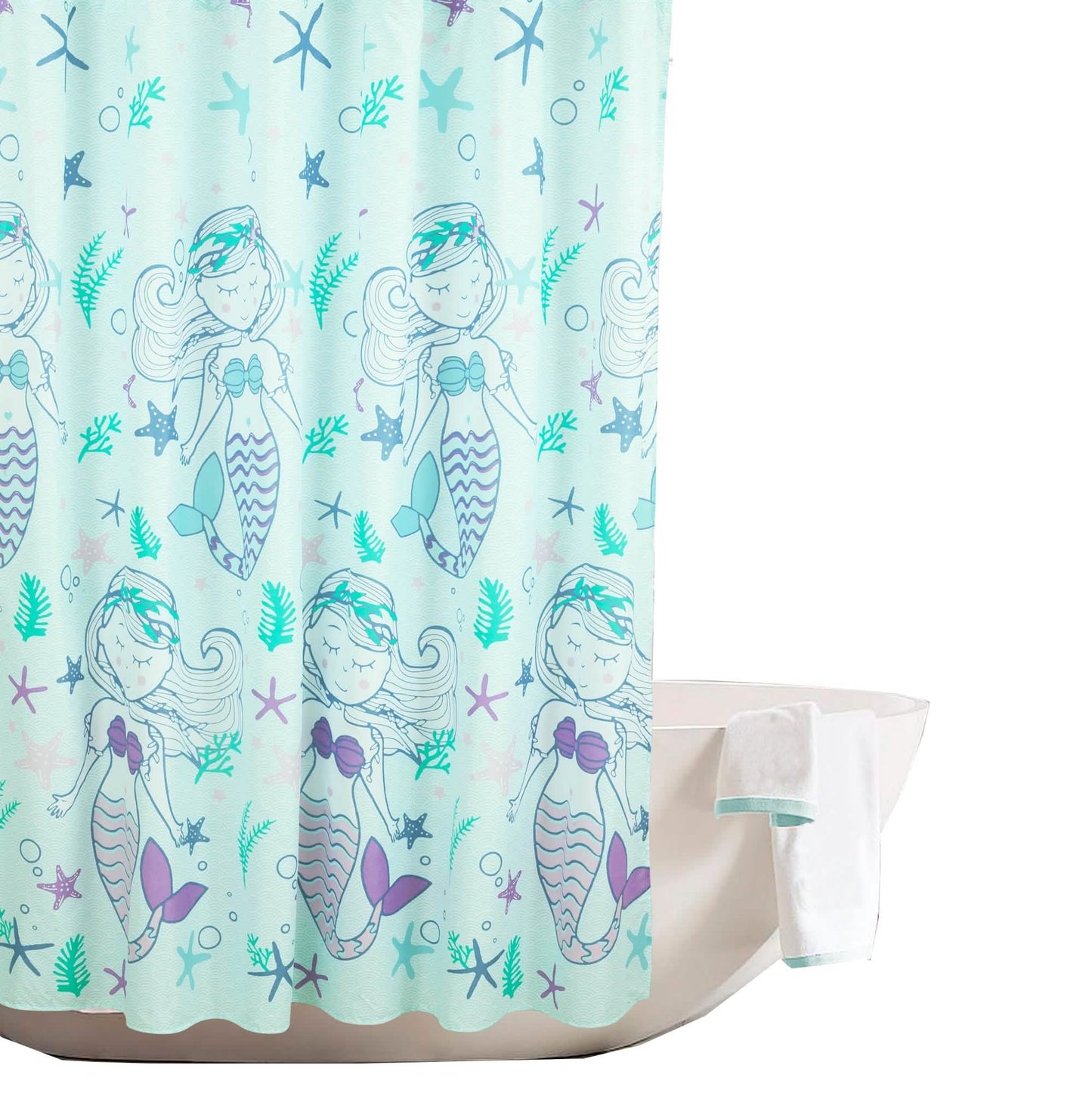 Kidz Mix Mystical Mermaid Shower Curtain