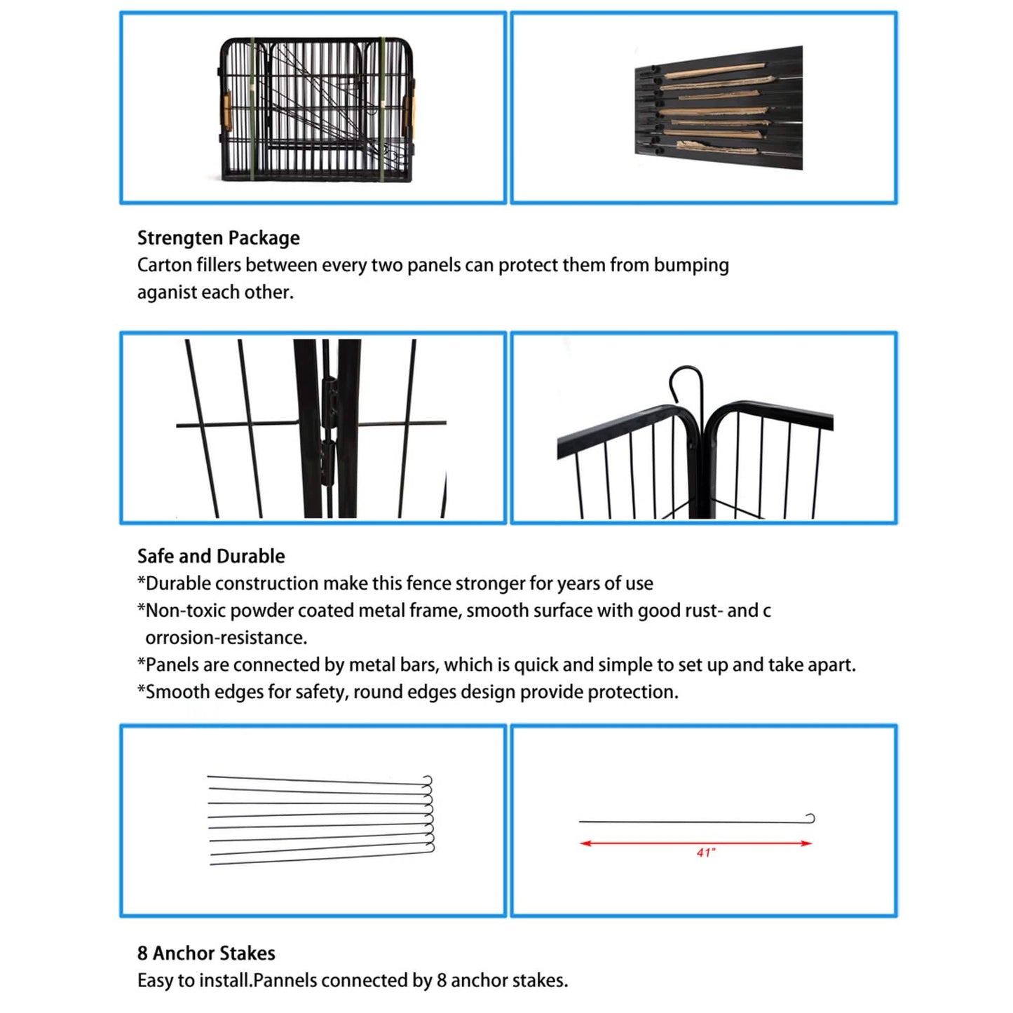 Large Dog Fence Pet Fence