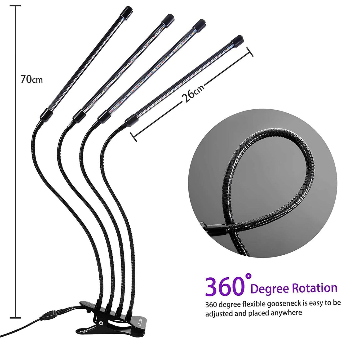 LEOTER Grow Light for Indoor Plants