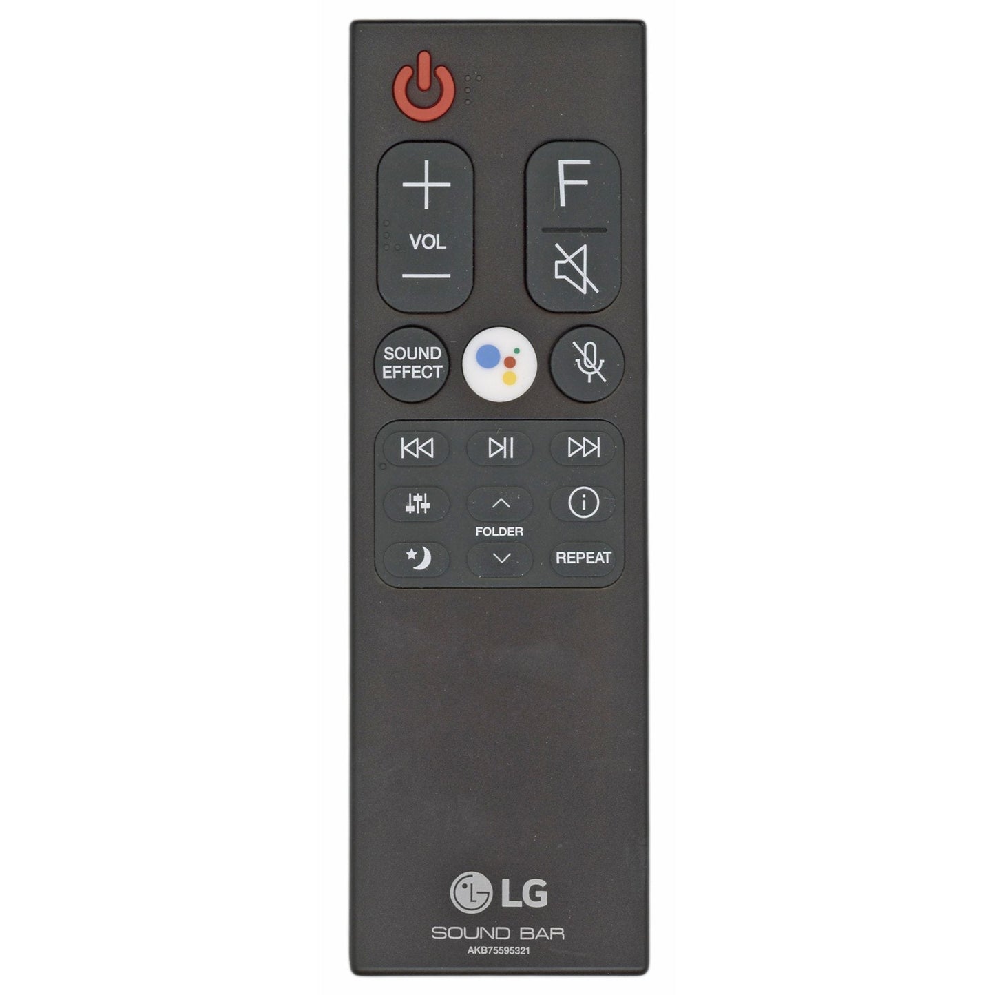 LG AKB75595321 Sound Bar Remote Control - AKB75595321