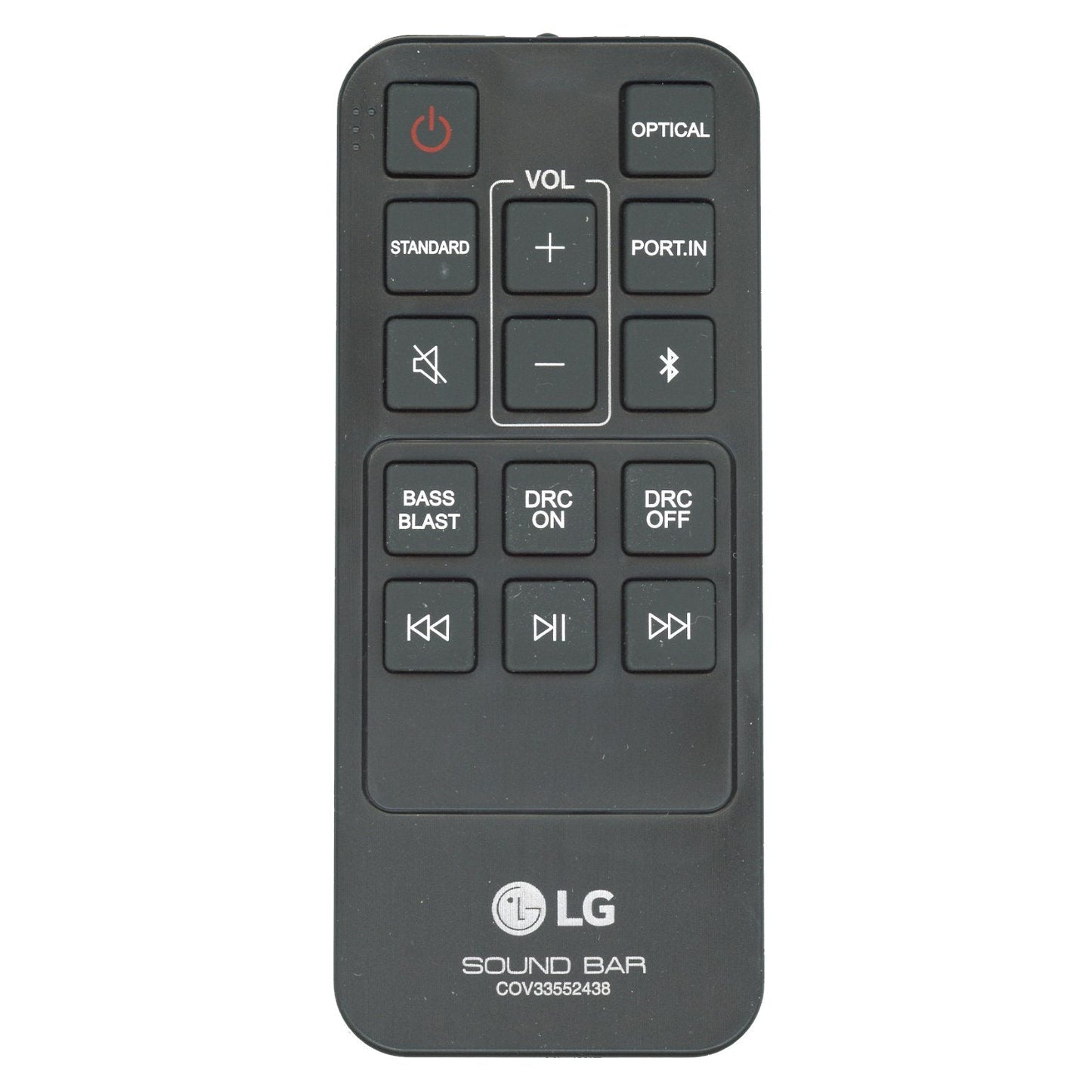 LG COV33552438 / COV33552450 Sound Bar Remote Control - COV33552438