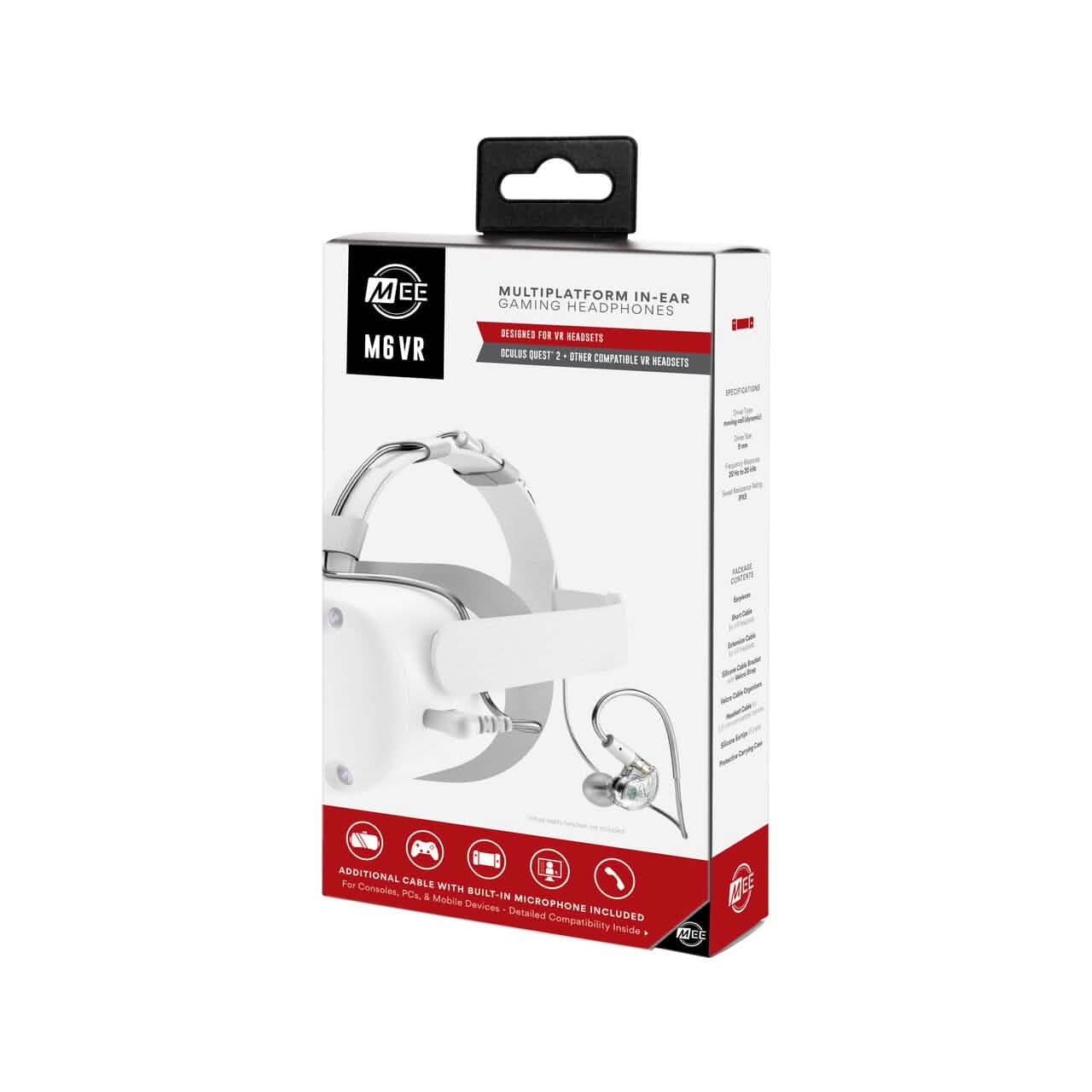 MEE audio M6 VR In-Ear Gaming Headphones For Vr Headsets & Other Devices