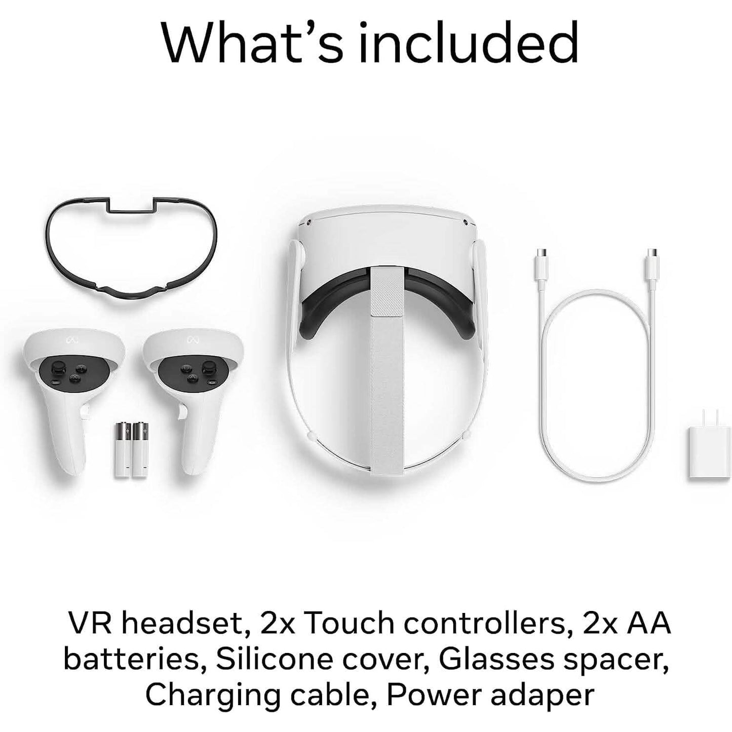 Meta Quest 2 — Advanced All-In-One Virtual Reality Headset (Refurbished)