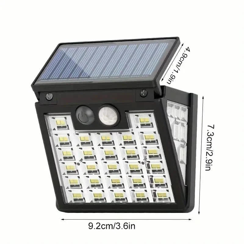 Motion Sensor Solar Street Light - Dusk to Dawn, Energy Efficient LED Lamp