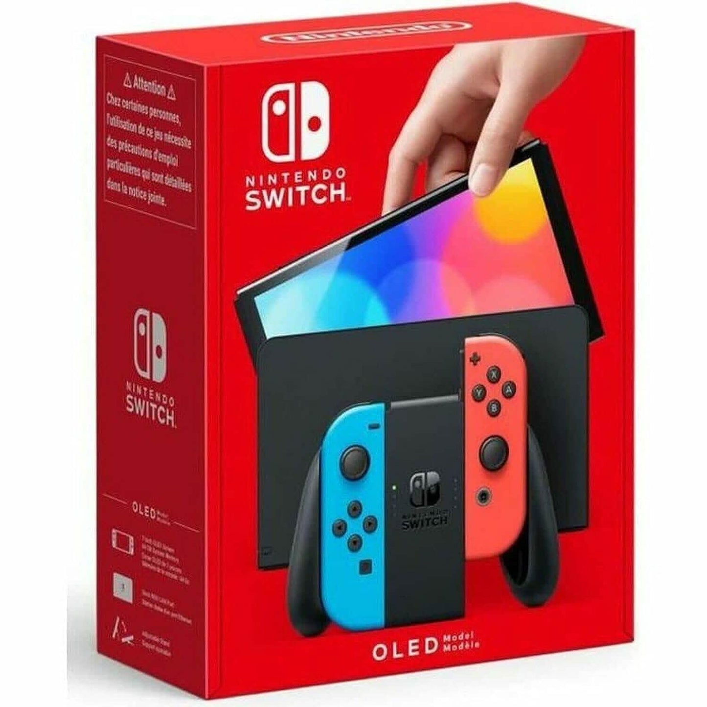 Nintendo Switch – OLED Model w/ Neon Red & Neon Blue Joy-Con (Refurbished)