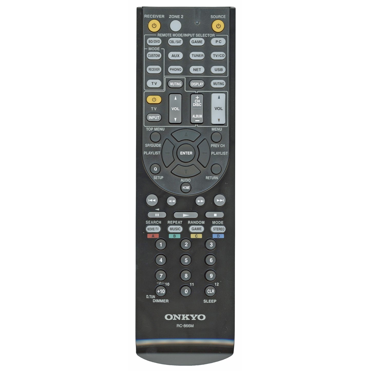 Onkyo RC-866M Receiver Remote Control