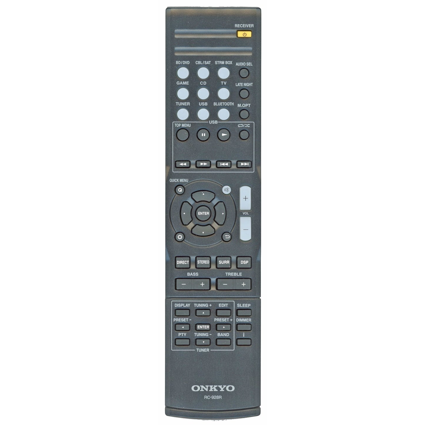 Onkyo RC928R A/V Receiver Remote Control - 8300928000010S | RC-928R