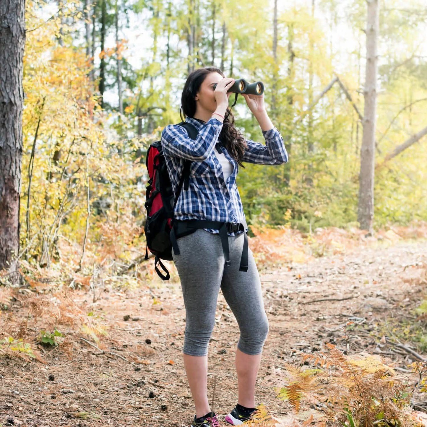 Portable HD Binoculars with Shoulder Strap Bag