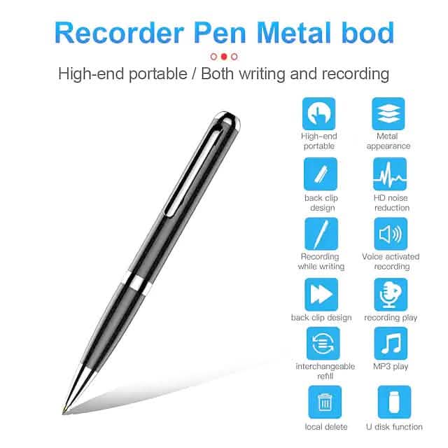 Q96 Portable Digital Pen Voice-to-text Writing Audio Recorder