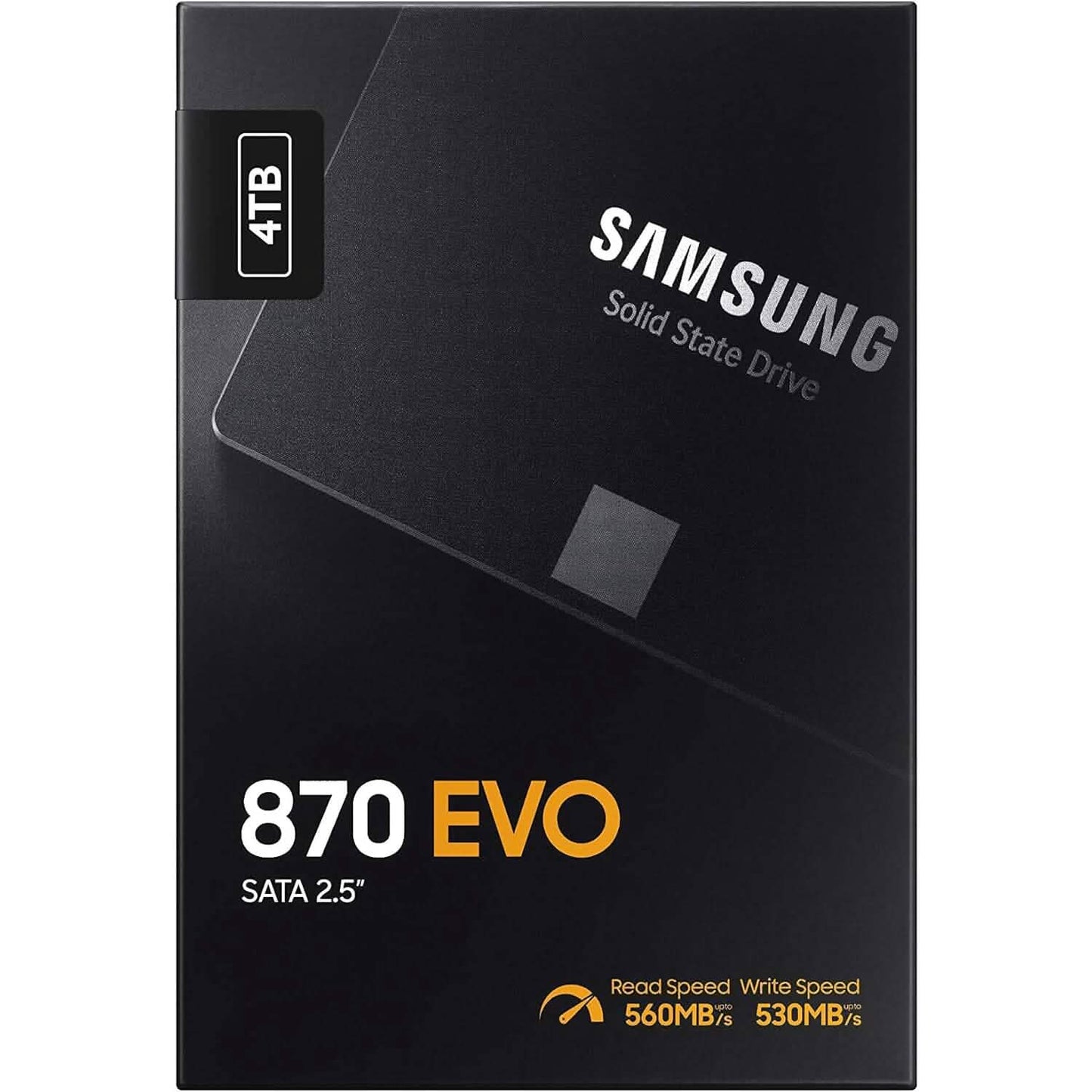 Samsung 870 EVO 4TB 2.5 Inch SATA III Internal SSD (MZ-77E4T0B/AM) (Refurbished)