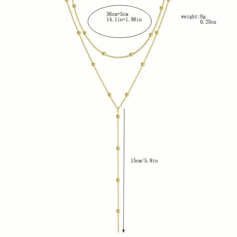 Sexy Tribal Style Iron Chain with Dangling Tassel Pendant