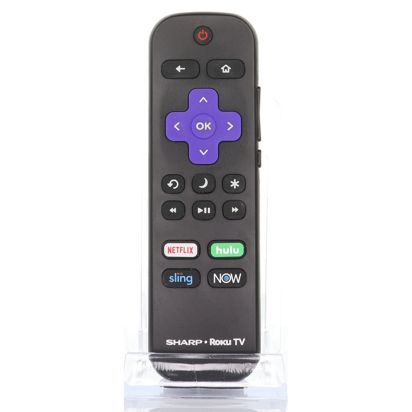Sharp 228526 Roku TV Remote Control | 2019 | Netflix | Hulu | Sling | ATT Now - 228526