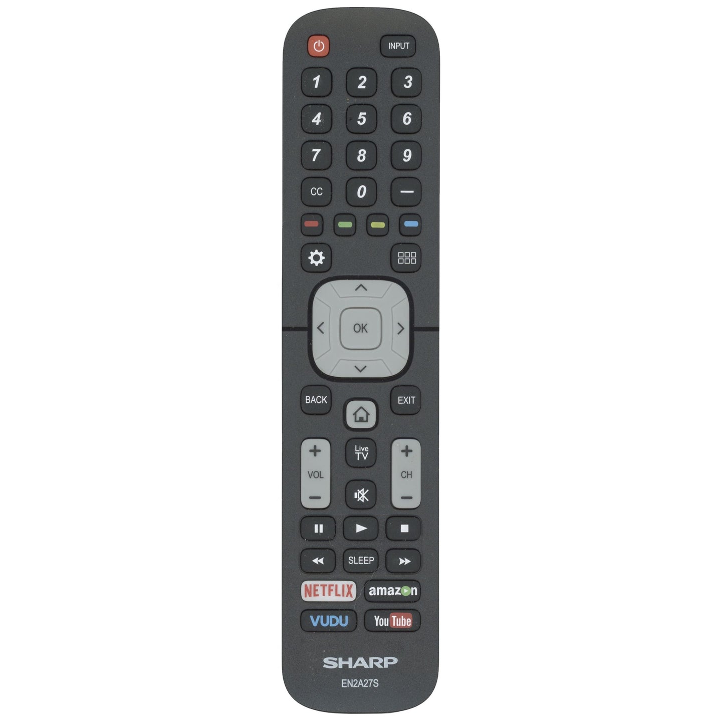Sharp EN2A27S TV Remote Control