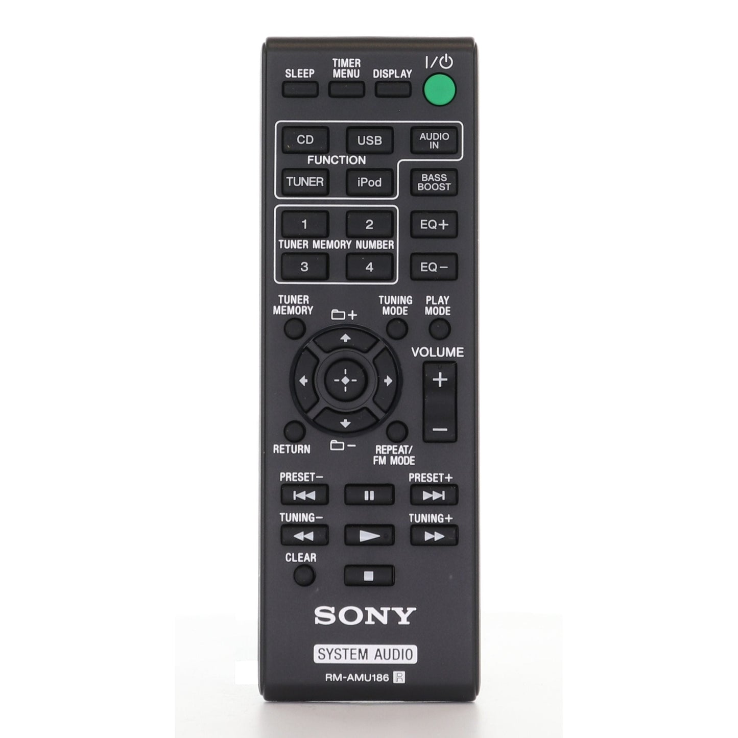 Sony RM-AMU186 Audio Remote Control - RMAMU186