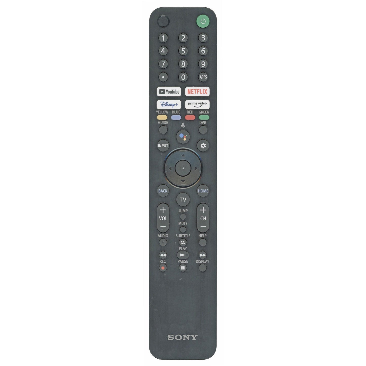 Sony RMF-TX520B Smart TV Remote Control | YouTube | Netflix | Disney + | Prime Video - 1-009-957-12