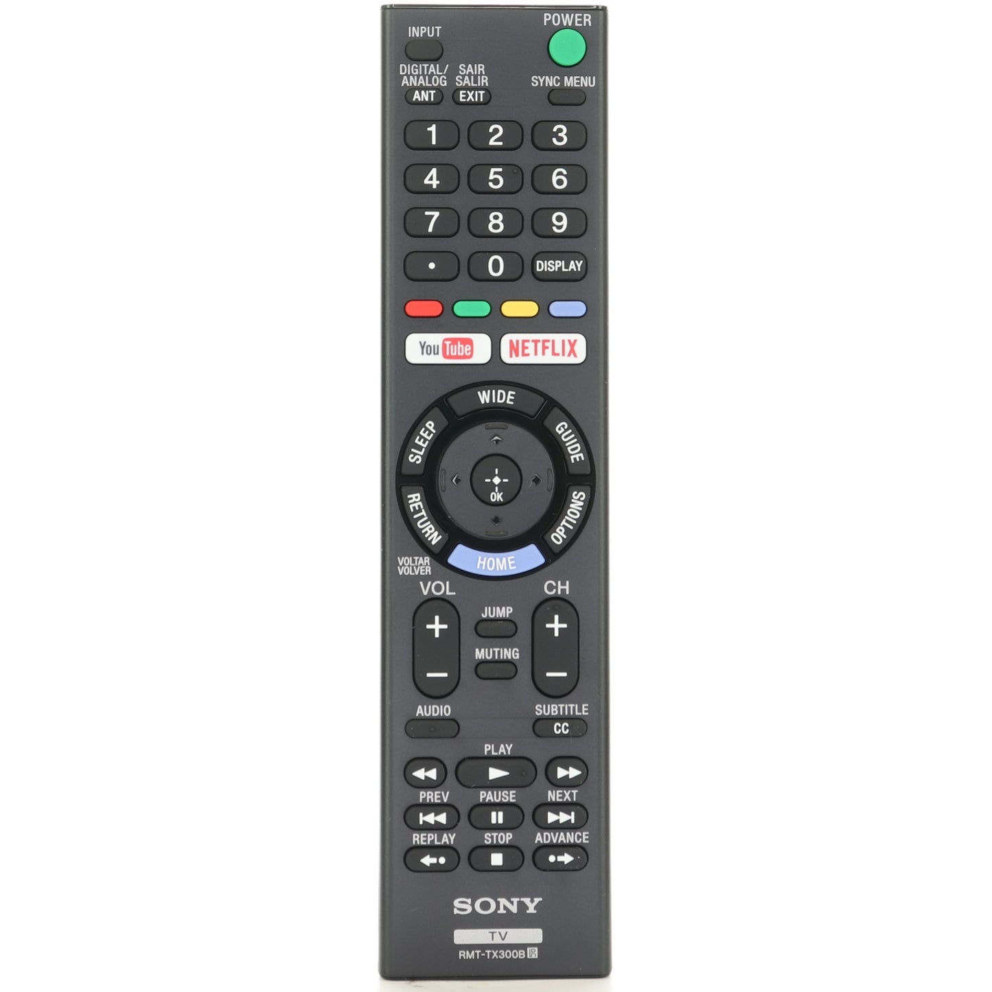 Sony RMT-TX300B Smart TV Remote Control | IR - RMTTX300B