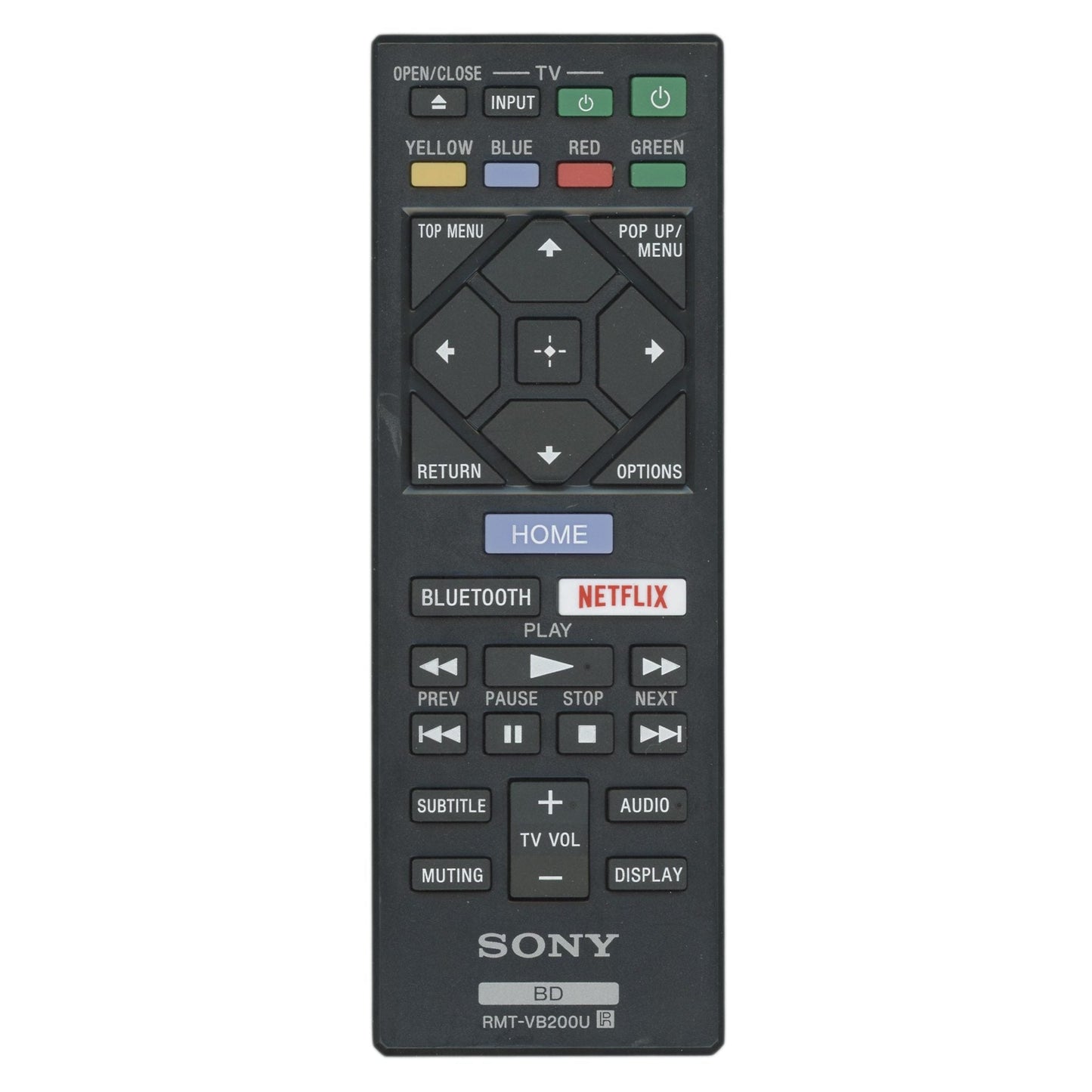 Sony RMT-VB200U Blu-ray Disc Remote Control - 1-493-105-11