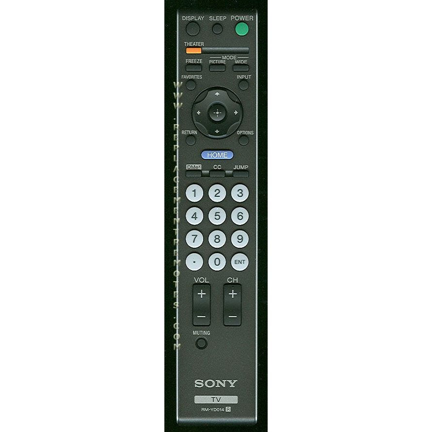 Sony RM-YD014 TV Remote Control - RMYD014